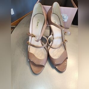 Mui Mui 4inch heel. 7.5 inches.